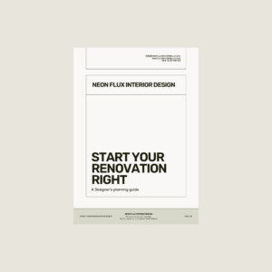 START YOUR RENOVATION RIGHT