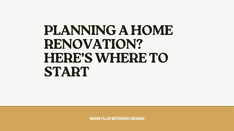 planning a home renovation