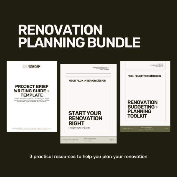 renovation planning bundle Renovation Planning Bundle with three practical renovation planning resources